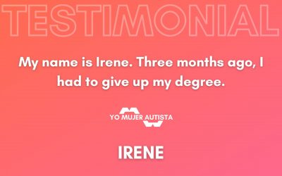 My name is Irene. Three months ago, I had to give up my degree.